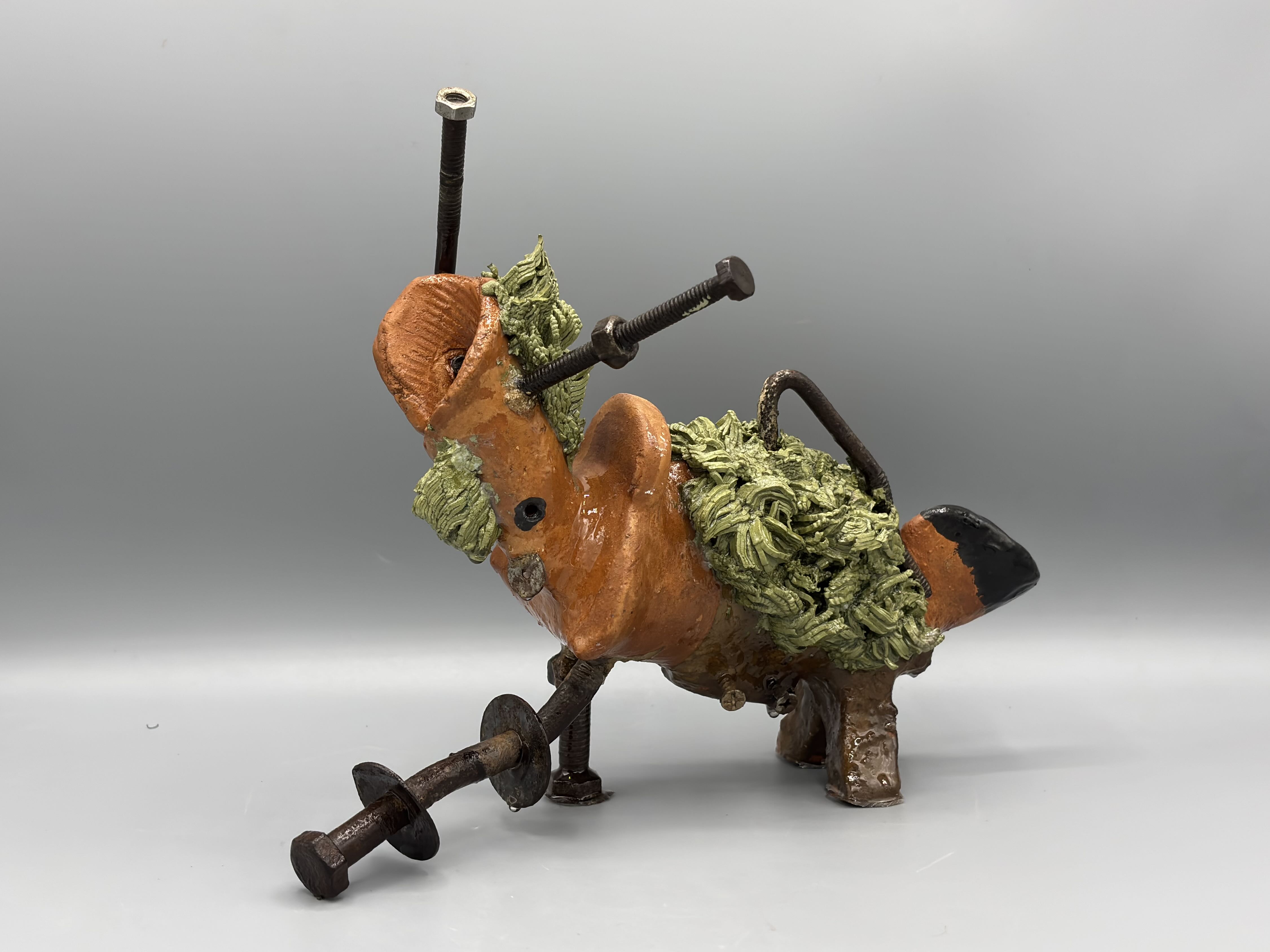 Mojahid Musa, found object, clay sculptures,dhaka art summit